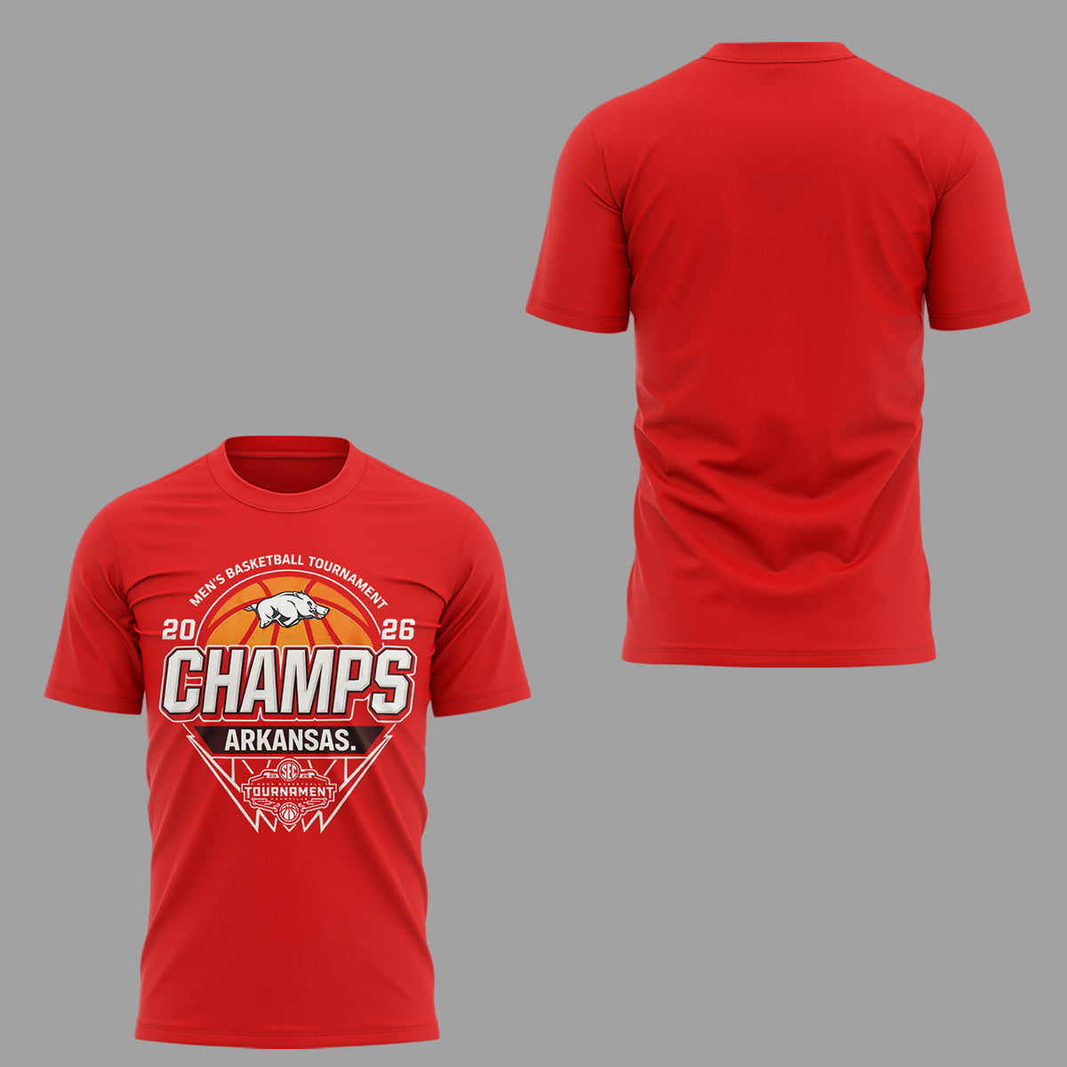 Limited Edition Razorbacks The Tournament Champions🏆TShirt