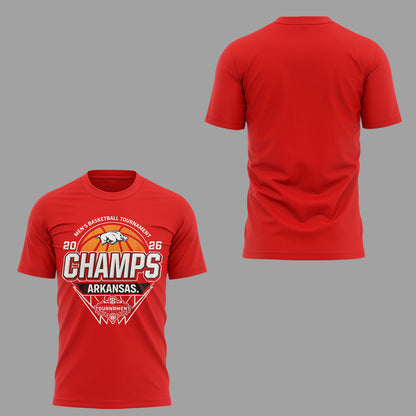 Limited Edition Razorbacks The Tournament Champions🏆TShirt