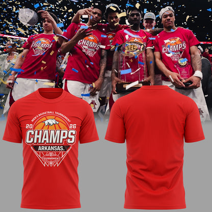 Limited Edition Razorbacks The Tournament Champions🏆TShirt