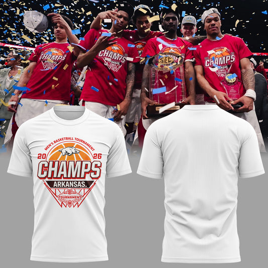 Limited Edition Razorbacks The Tournament Champions🏆TShirt