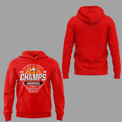 Limited Edition Razorbacks The Tournament Champions🏆Hoodie