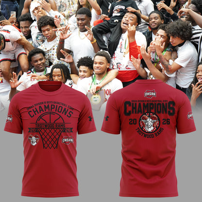 Limited Edition 2026 OHSAA Boys Basketball D3 State Champions Tshirt