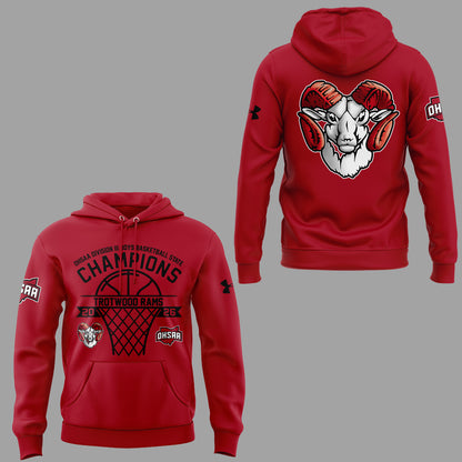 Limited Edition 2026 OHSAA Boys Basketball D3 State Champions Hoodie