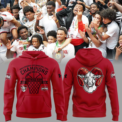 Limited Edition 2026 OHSAA Boys Basketball D3 State Champions Hoodie