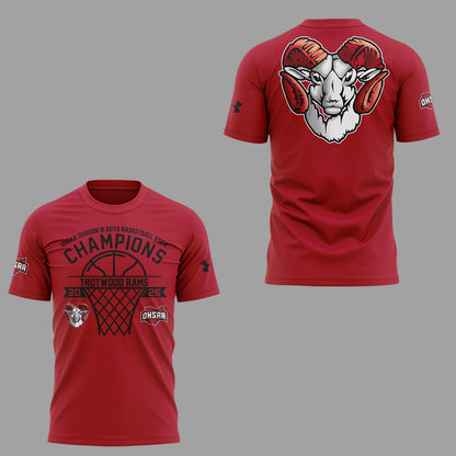 Limited Edition 2026 OHSAA Boys Basketball D3 State Champions Tshirt