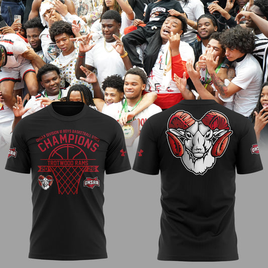 Limited Edition 2026 OHSAA Boys Basketball D3 State Champions Tshirt