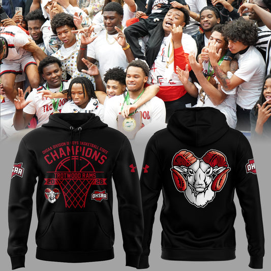 Limited Edition 2026 OHSAA Boys Basketball D3 State Champions Hoodie