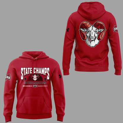Limited Edition 2026 OHSAA Boys Basketball D3 State Champions Hoodie