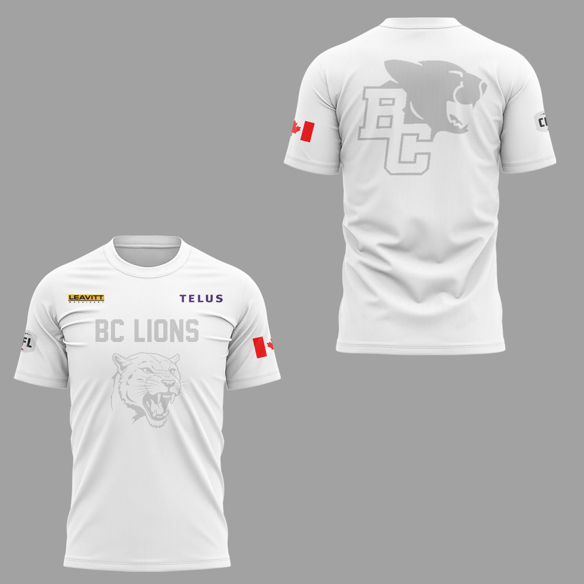 Limited Edition BC Lions “Pacific Frost” TShirt-ND04062609