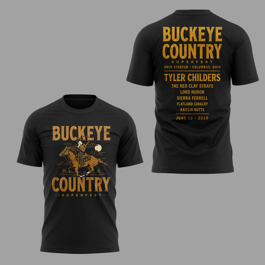 Limited Edition Buckeye Country Superfest 2026 Shirt