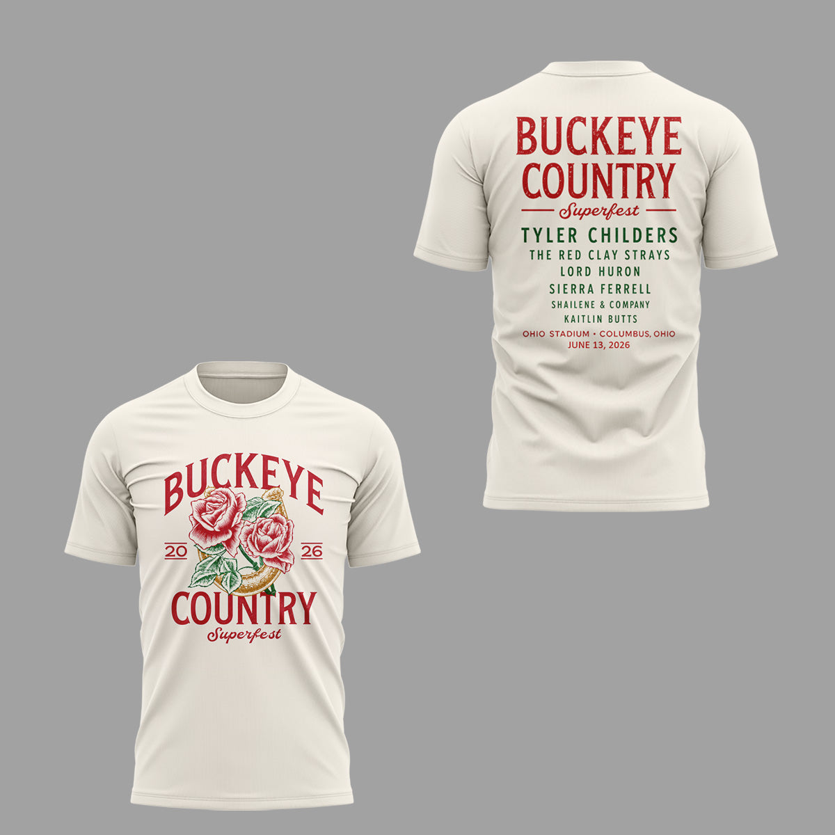 Limited Edition Buckeye Country Superfest 2026 Shirt