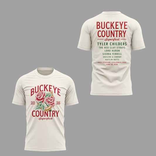 Limited Edition Buckeye Country Superfest 2026 Shirt