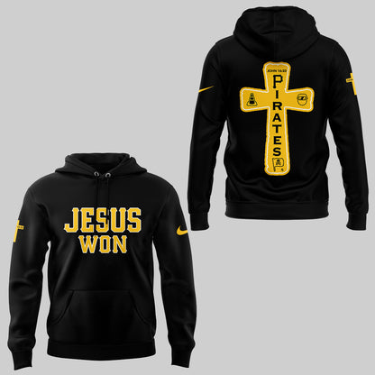 Pirates x Jesus Won-Hoist The Cone✝️🔺🏴‍☠️ Hoodie