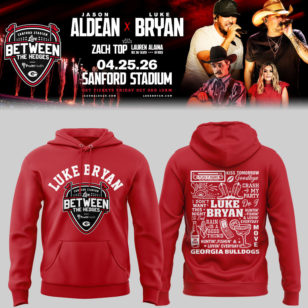 Limited Edition LB “Live Between The Hedges” At Sanford Stadium Hoodie-ND04222629