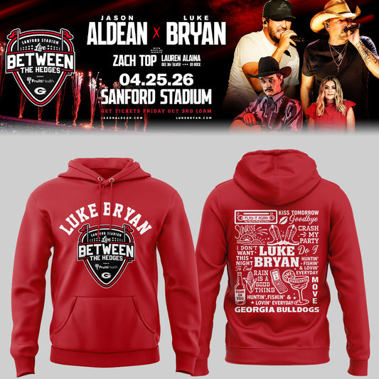 Limited Edition LB “Live Between The Hedges” At Sanford Stadium Hoodie-ND04222629