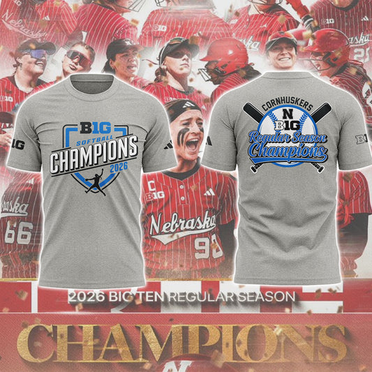 Limited Edition 2026 B10 Softball Champions ⚾ TShirt-ND05042608