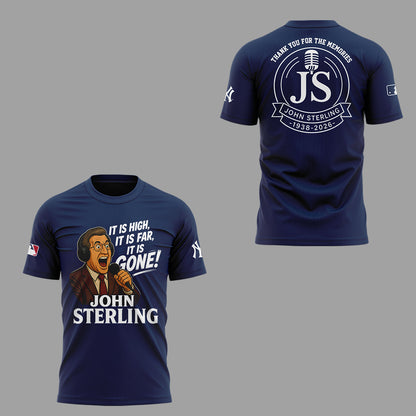 “Remembering John Sterling — The Voice of the Yankees” Shirt