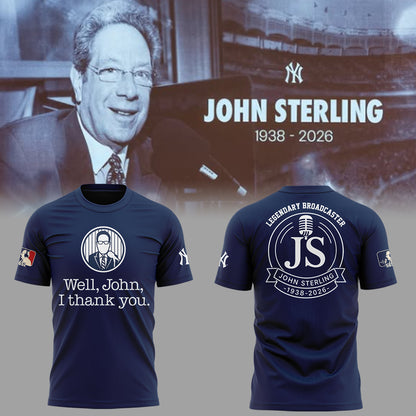 “Remembering John Sterling — The Voice of the Yankees” Shirt