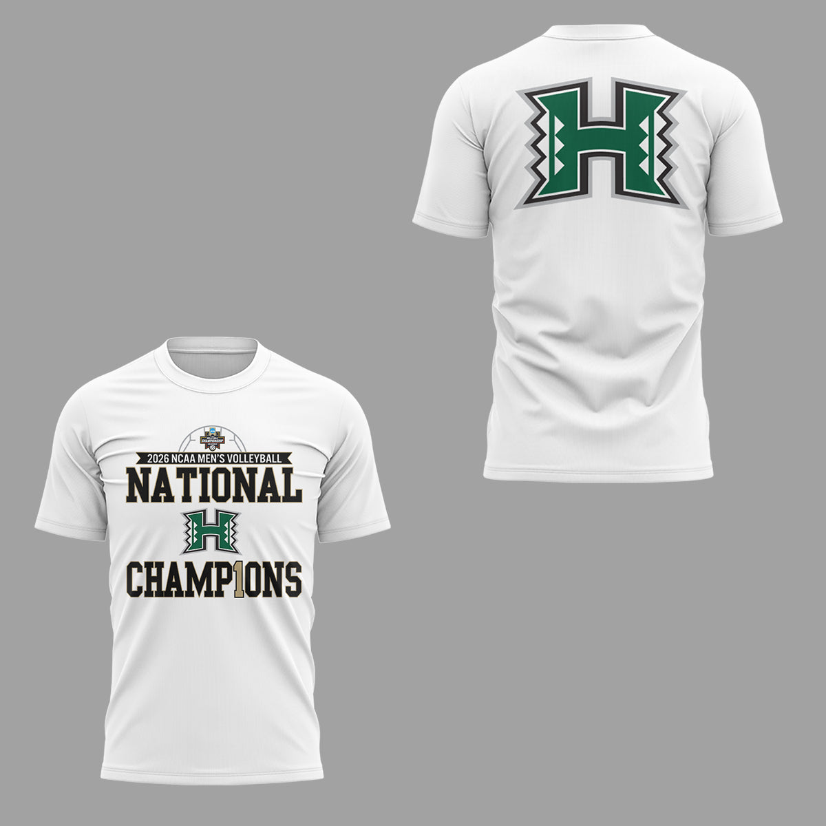 Limited Edition Hawaii Men’s Volleyball National Champions 2026 TShirt