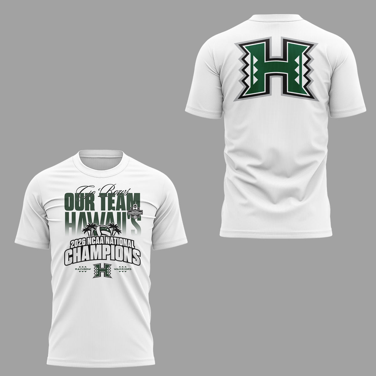 Limited Edition Hawaii Men’s Volleyball National Champions 2026 TShirt