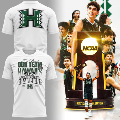 Limited Edition Hawaii Men’s Volleyball National Champions 2026 TShirt