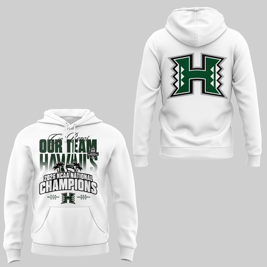 Limited Edition Hawaii Men’s Volleyball National Champions 2026 Hoodie