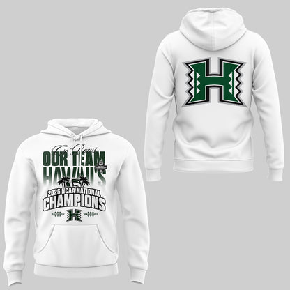 Limited Edition Hawaii Men’s Volleyball National Champions 2026 Hoodie