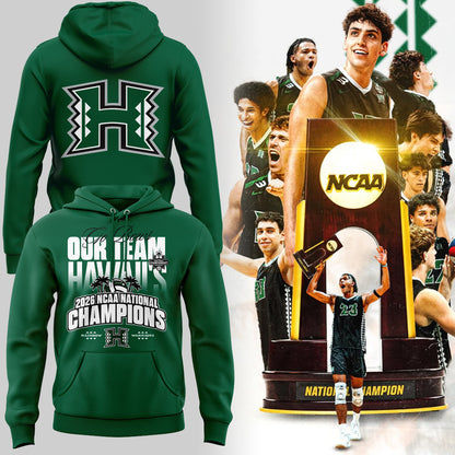 Limited Edition Hawaii Men’s Volleyball National Champions 2026 Hoodie