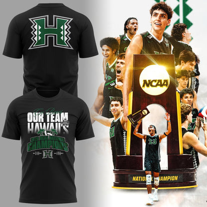 Limited Edition Hawaii Men’s Volleyball National Champions 2026 TShirt