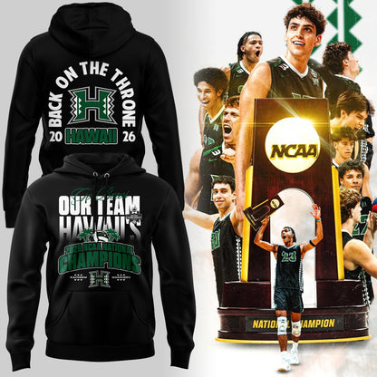Limited Edition Hawaii Men’s Volleyball National Champions 2026 Hoodie