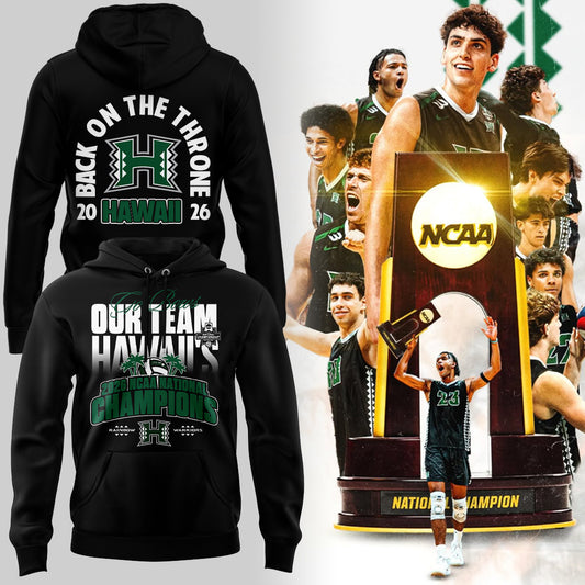 Limited Edition Hawaii Men’s Volleyball National Champions 2026 Hoodie