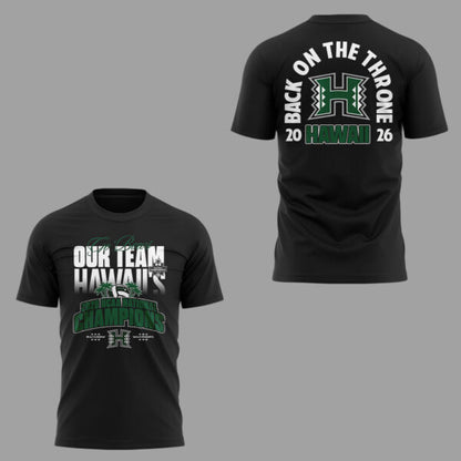 Limited Edition Hawaii Men’s Volleyball National Champions 2026 TShirt