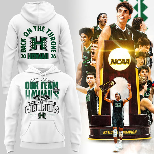 Limited Edition Hawaii Men’s Volleyball National Champions 2026 Hoodie