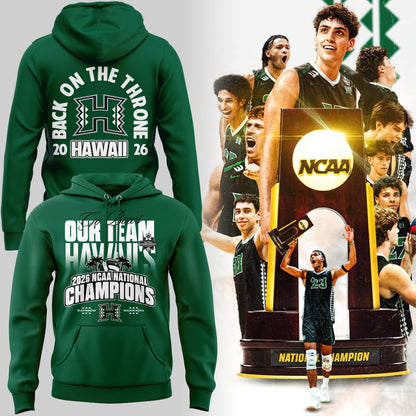 Limited Edition Hawaii Men’s Volleyball National Champions 2026 Hoodie