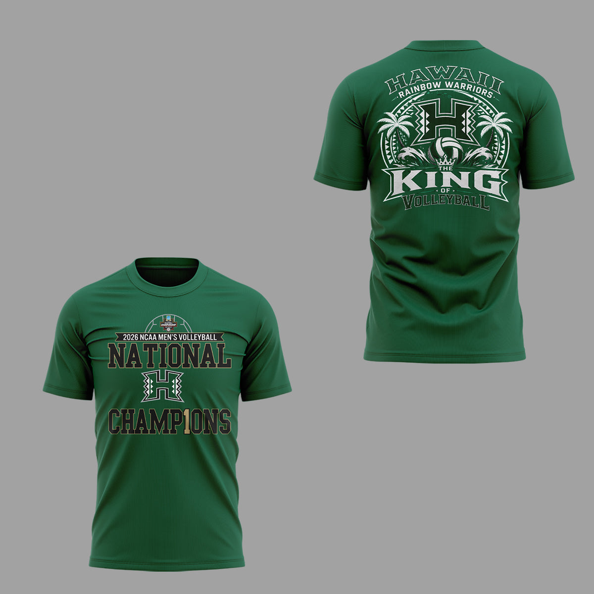 Limited Edition Hawaii Men’s Volleyball National Champions 2026 TShirt