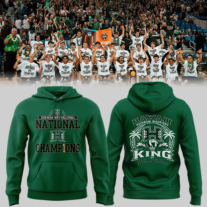 Limited Edition Hawaii Men’s Volleyball National Champions 2026 Hoodie
