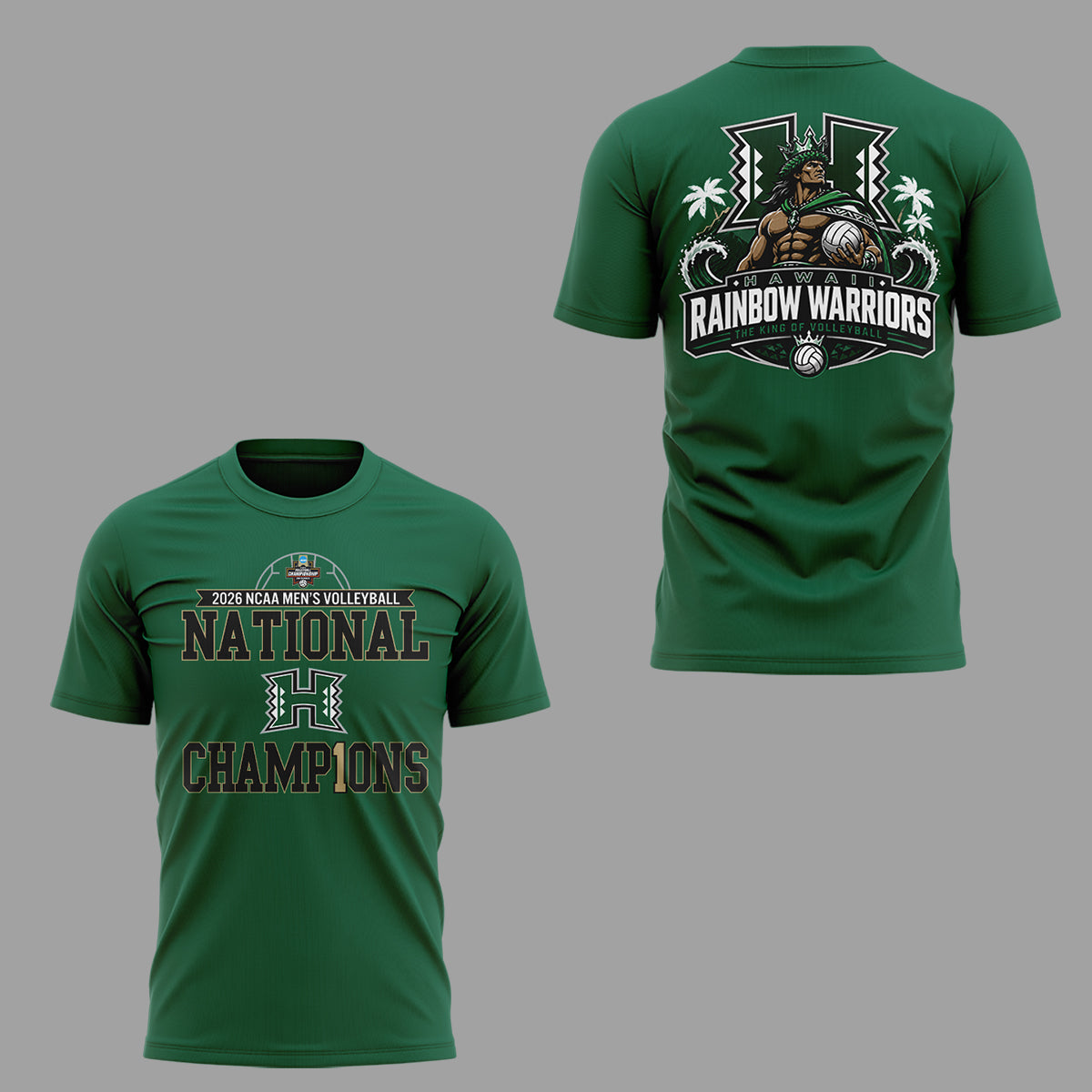Limited Edition Hawaii Men’s Volleyball National Champions 2026 TShirt