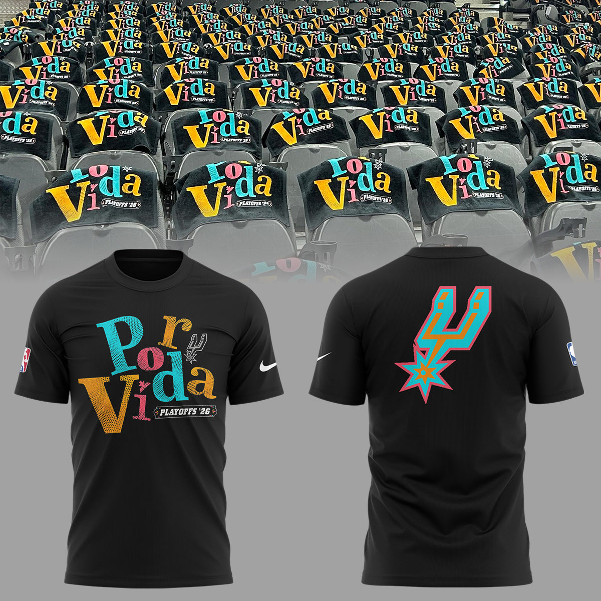 Limited Edition Spurs Playoffs 2026 Tshirt