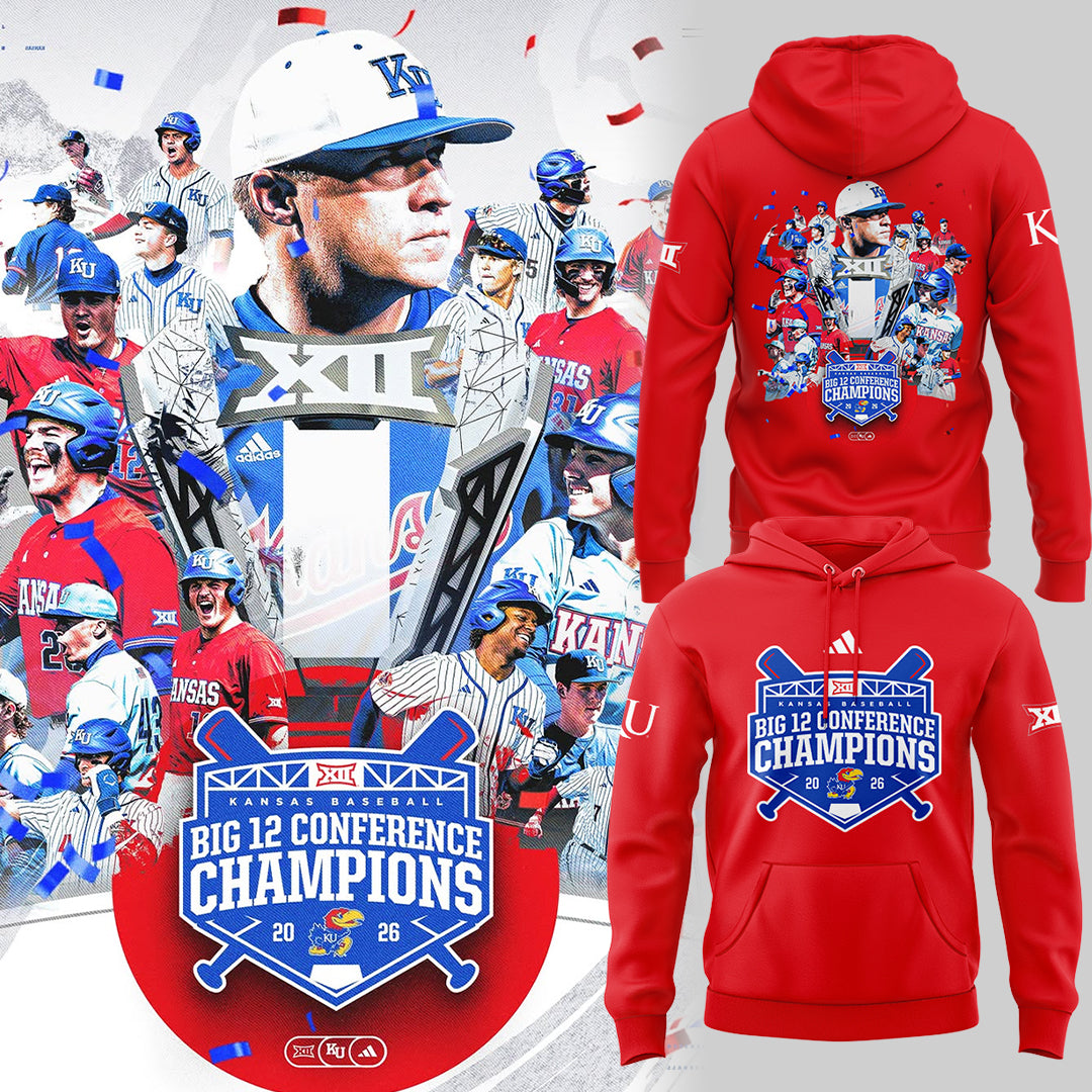 Jayhawks B12 Conference Champions ⚾🏆 Hoodie