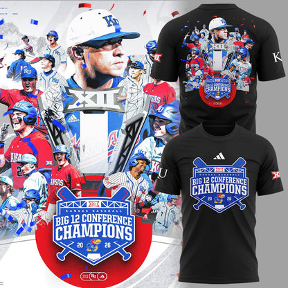 Jayhawks B12 Conference Champions ⚾🏆 Shirt-ND05162614