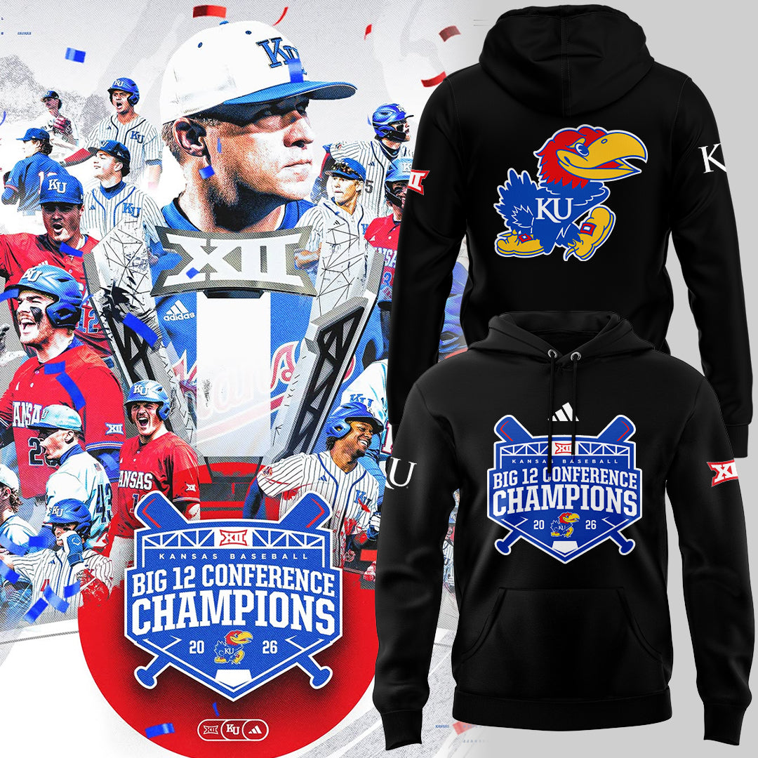 Jayhawks B12 Conference Champions ⚾🏆 Hoodie