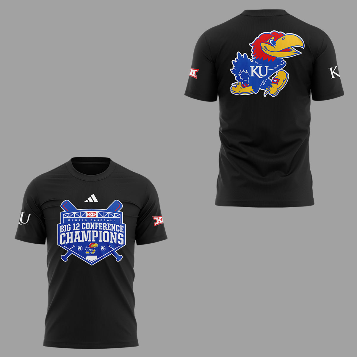 Jayhawks B12 Conference Champions ⚾🏆 Shirt-ND05162617