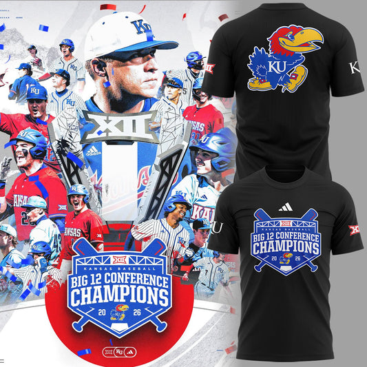 Jayhawks B12 Conference Champions ⚾🏆 Shirt-ND05162617