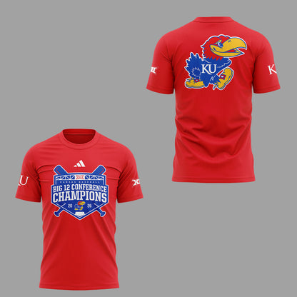 Jayhawks B12 Conference Champions ⚾🏆 Shirt-ND05162618