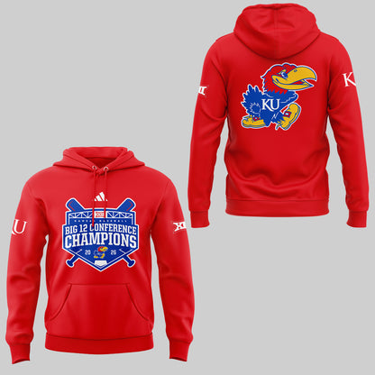 Jayhawks B12 Conference Champions ⚾🏆 Hoodie