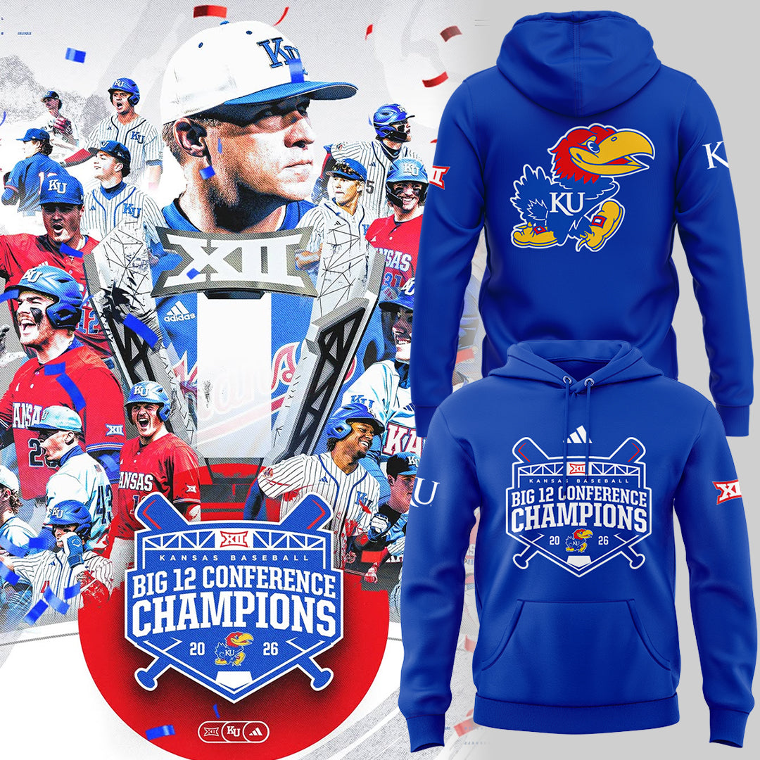 Jayhawks B12 Conference Champions ⚾🏆 Hoodie