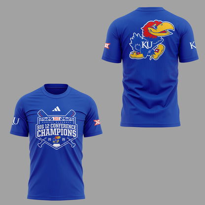 Jayhawks B12 Conference Champions ⚾🏆 Shirt-ND05162621