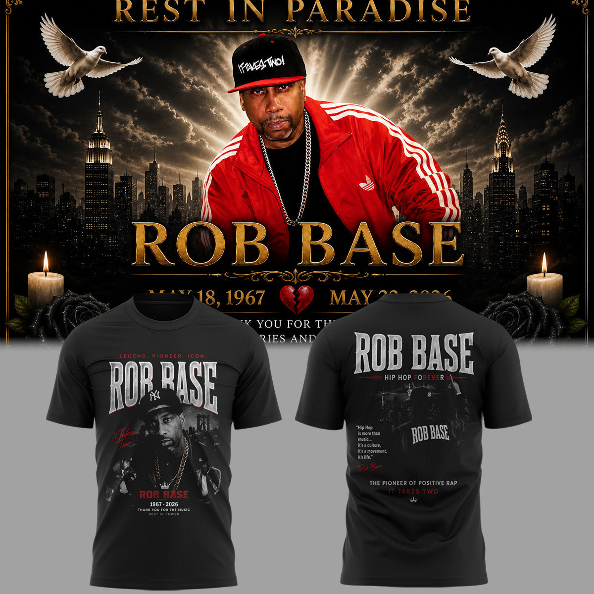 “Remembering R.Base – The Hip Hop Legend”🎤👑 Shirt