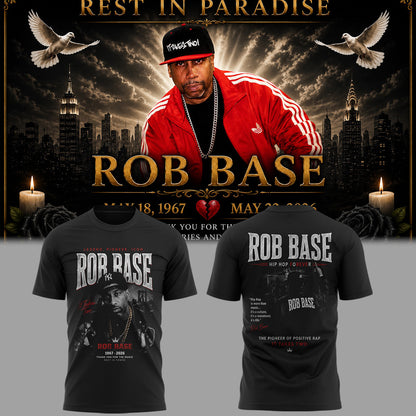 “Remembering R.Base – The Hip Hop Legend”🎤👑 Shirt