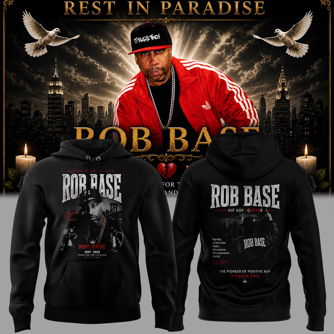 “Remembering R.Base – The Hip Hop Legend”🎤👑 Hoodie
